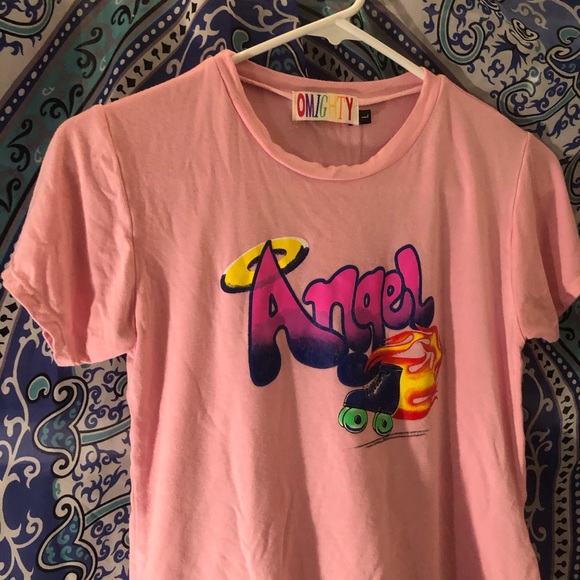 Omighty pink ‘angel’ shirt - Picture 4 of 4